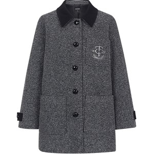 KBNE wool grey wool jacket mid-length wool coat 2025 new small person autumn and winter temperament women's clothing