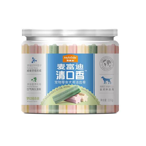 
McFoody Dog Snacks Teeth Cleaning Stick Small Dog Teddy Puppy Teeth Stick Teeth Cleaning Stick 220g