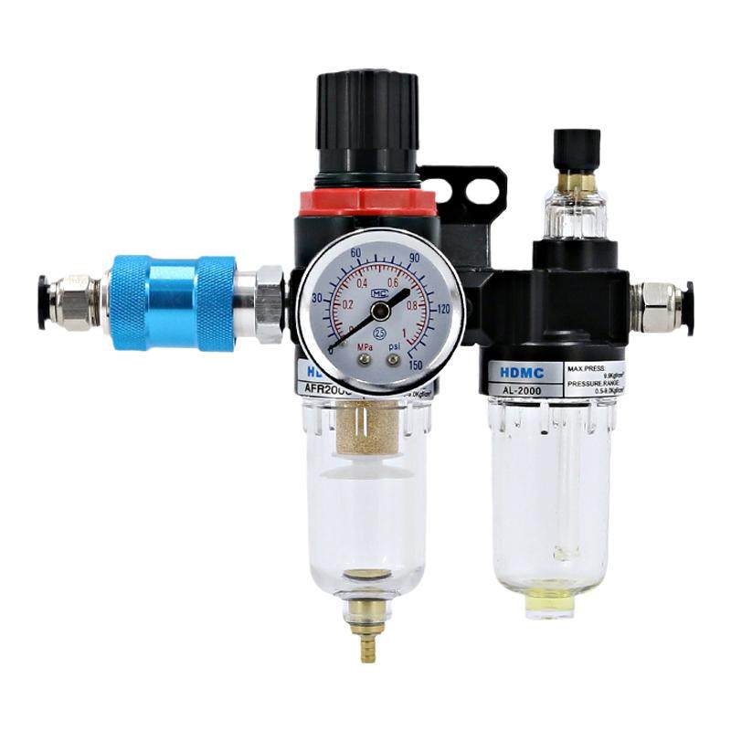 Produktbild von Kleiner Vakuum-Druckluftfilter AF2000-02 – Abscheider Für Öl, Wasser & Luft, Mit Halterung, Für Vakuumpumpen