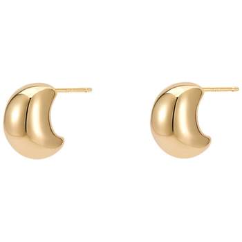 Ajidou earrings niche and versatile simple and niche design
