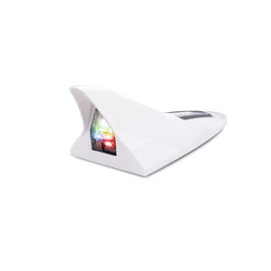 Shark fin antenna flashing light solar car decorative fish fin light universal roof anti -rear -end radio modification