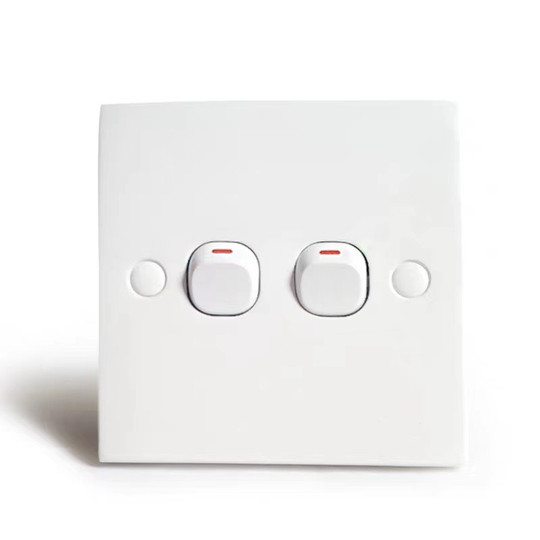 86 Type Wall Switch Panel - 2 Gang Yabai