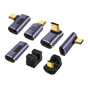 
Shang Youqi USB4 adapter TypeC male-to-female laptop 40G high-speed lightning 3/4 data cable extension 90 degrees L-shaped U-shaped right-angle elbow PD fast charging MacBook converter head
