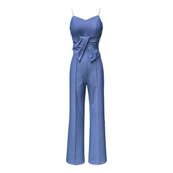 Thai Trendy Brand Women 2023 New Style Lady Temperament Sexy Suspender Bow Slim Slimming High-end Jumpsuit