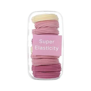 
Children's colorful hair circles girls baby tied hair rubber band high elasticity does not damage hair rope girls high ponytail hair rope