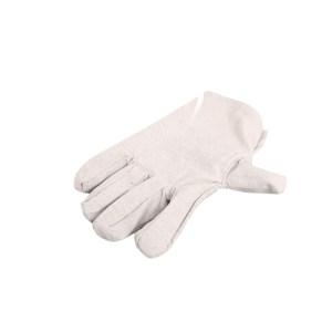 
Canvas gloves labor protection gloves mechanical welding work strong wear-resistant handling white armor protective equipment 24 lines