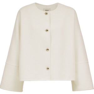 
ONLY2025 new winter style elegant double-sided woolen simple loose short three-dimensional button woolen coat for women