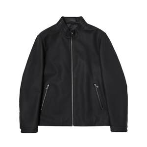 [Simple stand-up collar] VICUTU Men's Leather Sheep Leather Fashionable Business Commuting Casual Versatile Jacket