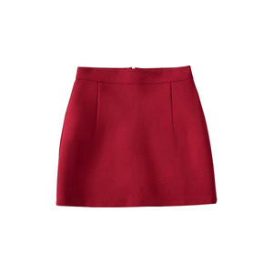 YoungGirlDay Korean pure sexy OL high waist plump hips slim and anti-exposure hip-covered skirt short skirt