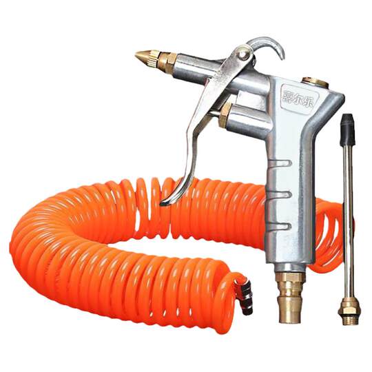 Pistolet Souffleur à Air Comprimé Double Usage - Avec Tuyau 1,5m, En Aluminium, Neuf