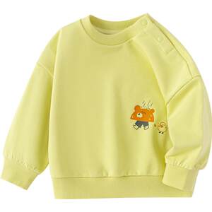 
Balabala baby sweatshirt boys and girls long-sleeved T-shirt spring and autumn new children's clothing bottoming shirt top trendy kid