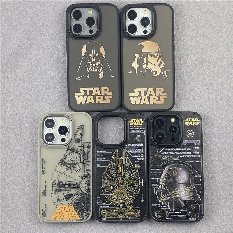 Star Wars Phone Cases - Darth Vader, Stormtrooper, Millennium Falcon Designs Phone Case for iPhone 17, 16, 15, 14 and 13