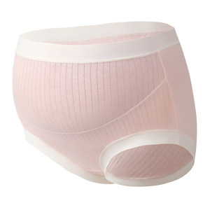 
Maternity underwear pure cotton antibacterial cotton crotch high waist belly support early, middle and late pregnancy special large size shorts for postpartum