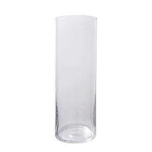 Creative hydroponic glass vase round cylinder aquatic tulip white palm green plants plug -in flower bottle fish tank decorative ornaments