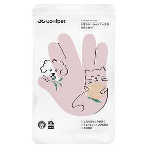 Uomipet Pets Wash Gloves Wet Towel Special Cat Clean Dog Dry Dry Shooting Bathing Storly Cat Paper Towel
