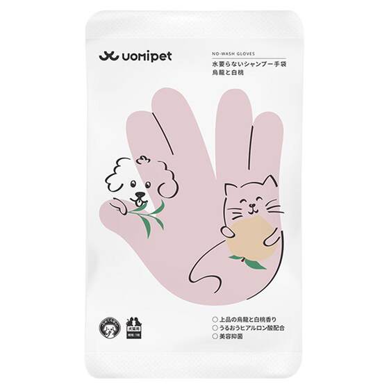 Uomipet Pets Wash Gloves Wet Towel Special Cat Clean Dog Dry Dry Shooting Bathing Storly Cat Paper Towel
