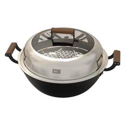 [High-quality fine iron] Liren uncoated double-ear stew pot