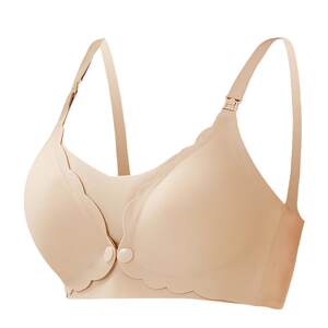 Jingqi front buckle pregnant women underwear big breasts large size, large size, special postpartum feeding breastfeeding breasts and sagging
