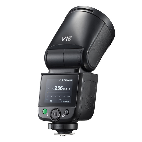 
[New product in stock] Godox V1mid flash professional outdoor portrait lighting Canon Sony Fuji Nikon SLR camera high-speed synchronization TTL external hot shoe camera top flash