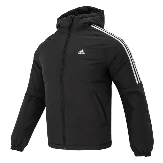 
Adidas Men's Sports Suit 2025 Autumn New Hooded Down Jacket Jacket Trousers Outdoor Two-piece Set