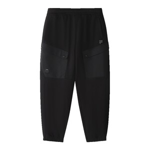 
FILA FUSION Fila trendy brand men's sports pants 2026 spring new black cuffed casual pants