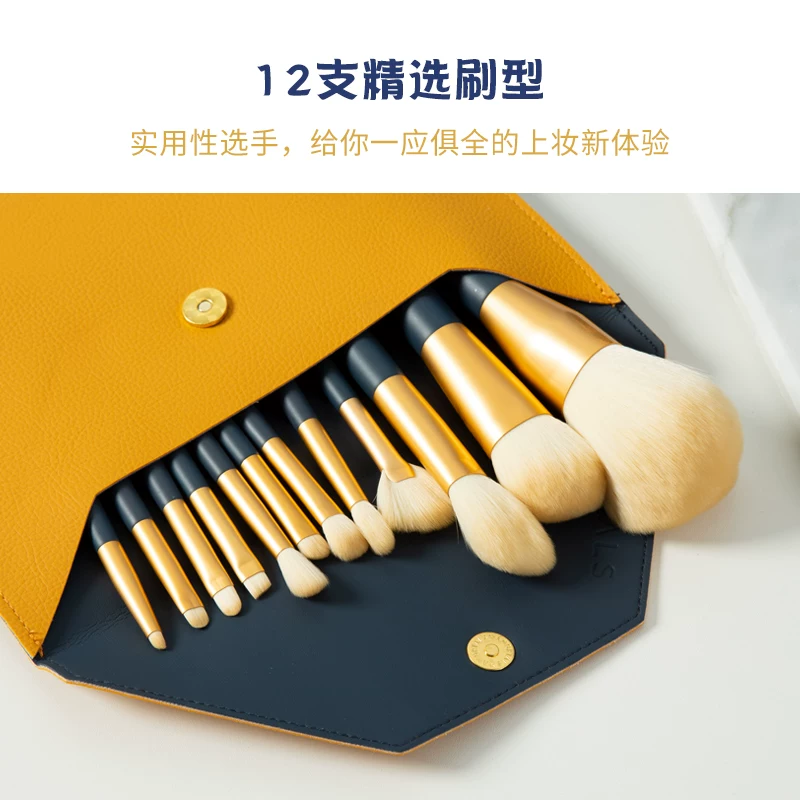 Кисть для concealer, румяна для лица, тени для век для контуринга, полный набор
