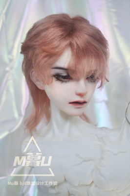 taobao agent [MU Twilight] BJD Mahai Mao Mosai Forever Wolf Tail Natural Fluten Curly Baby with a wig and four -pointer