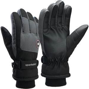 Heilan House men's autumn and winter motorcycle riding velvet thickened warm ski gloves anti-slip travel equipment trendy