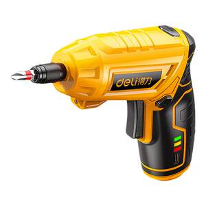 
Deli electric screwdriver rechargeable small household electric drill multi-function mini lithium battery electric batch gun tool set