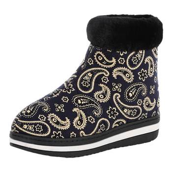 
Beijing snow boots, cotton shoes, mother's shoes plus velvet to keep warm