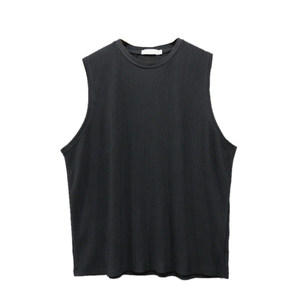 
Bishe Korean summer new cut-sleeved vest men's ice silk summer sleeveless T-shirt Korean version loose sports fitness cotton T-shirt
