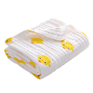 Baby bath towels, super soft whole cotton gauze absorption baby bath towel, children's autumn and winter thickened cover blanket quilt