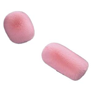 Winter plush warm car gear cover gear cover gear lever cover handbrake cover gear handle cover suitable for automatic manual transmission