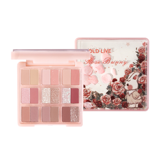 Hold Live Sweetheart Garden アイシャドウパレット - 18色