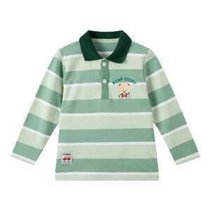 
[Xiong Baomian] PawinPaw cartoon bear children's clothing spring and summer baby boy POLO collar long-sleeved T-shirt