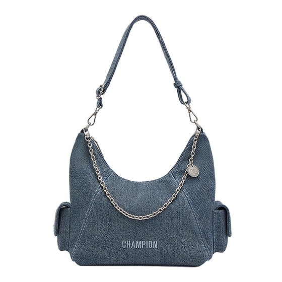 Champion Champion Shoulder Bag Women's 2025 Autumn and Winter New Motorcycle Bag Men's Couple Casual Chain Messenger Bag
