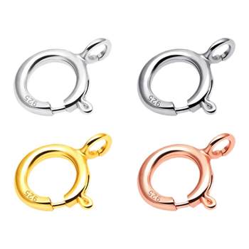 S925 silver connecting buckle sterling silver bracelet buckle connector buckle