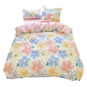 Jieliya pure cotton quilt set 100 full quilt hood 150x200 single quilt 1.5 meters by single 200x230