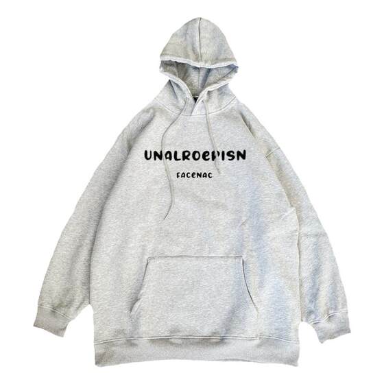 
Hooded sweatshirt men's autumn and winter gray trendy brand plus velvet thickened couple sweatshirt American retro heavyweight loose jacket