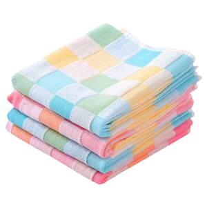 Face -to -face towel, small towel towel, square -shaped gauze female home towel pure cotton cotton Sifang baby baby Paquan cotton cotton
