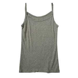 
Japanese pure cotton black women's vest striped suspender base 9760 slim fit versatile underwear