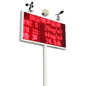 
Dust monitoring system construction site noise online pm2.5pm10 dust environment monitoring instrument solar