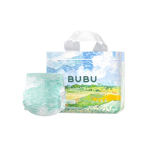
BUBU wind-blown Mailang diapers, breathable and breathable pull-up pants, ultra-thin and soft baby diapers 1 pack