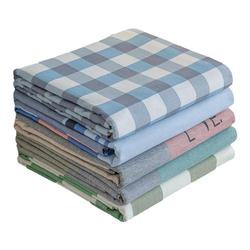 Thickened Old Coarse Cloth Bed Sheet Single Piece Double Single Student Dormitory Quilt Modern Simple Big Kang Summer Three-piece Set