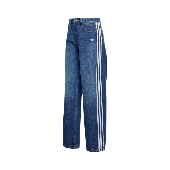
Adidas Adidas clover women's pants new retro loose straight sports pants denim trousers KW2094