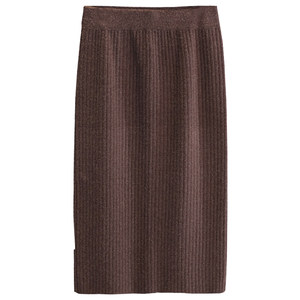 
Large size fat mm belly-covering thickened lengthened knitted skirt autumn and winter style hip-covering skirt women's long skirt