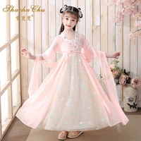 Ханьфу, детское летнее платье, короткий рукав, коллекция 2023