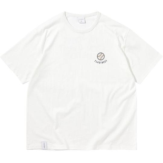 714street Men's Short Sleeve T-Shirt - Character Print White 714street Men's Short Sleeve T-Shirt - Character Print White