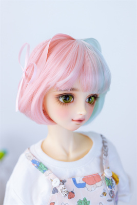 taobao agent [Kaka Planet] BJD wig men and women universal 3 -shaped hair cat ear wig High -temperature silk finished product XZY