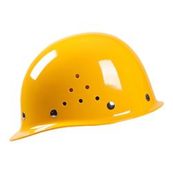 Hot Selling Fiberglass Paint Thickened Breathable Construction Construction Labor Protection Power Plant High Temperature Resistant Customized Helmet Safety Helmet